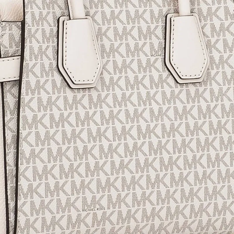 MICHAEL KORS Canvas Shoulder Bag, Crossbody Bag, Handbag Trumpets Women's Cream-3