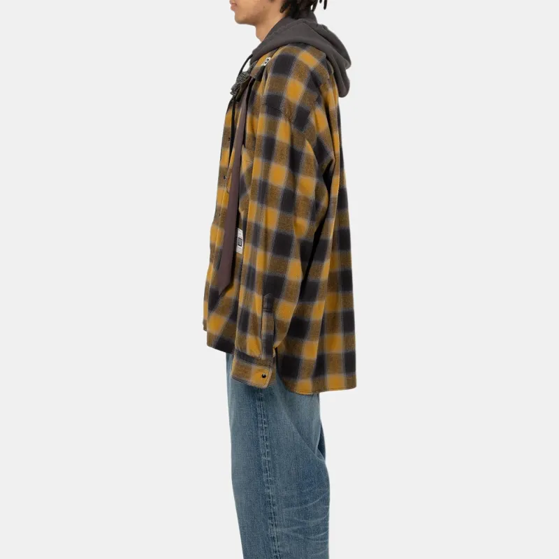 Maison Mihara Yasuhiro Plaid check Shirt-3
