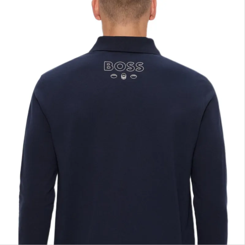 HUGO BOSS Polo Shirt Men's Marine Blue-5