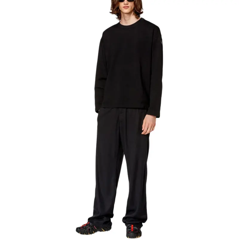 DIESEL Logo Plaque Crewneck T-Shirt-3