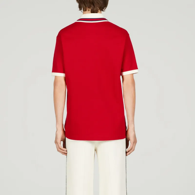 GUCCI SS23 Polo Shirt Men's Red-3