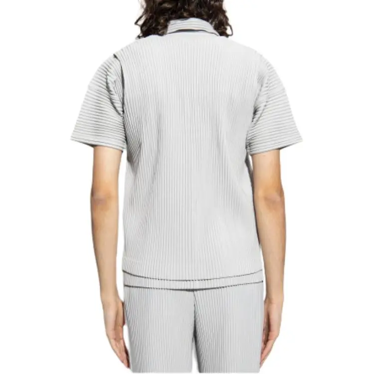 Homme Plissé Issey Miyake Plissé effect V neck Waistcoat-3