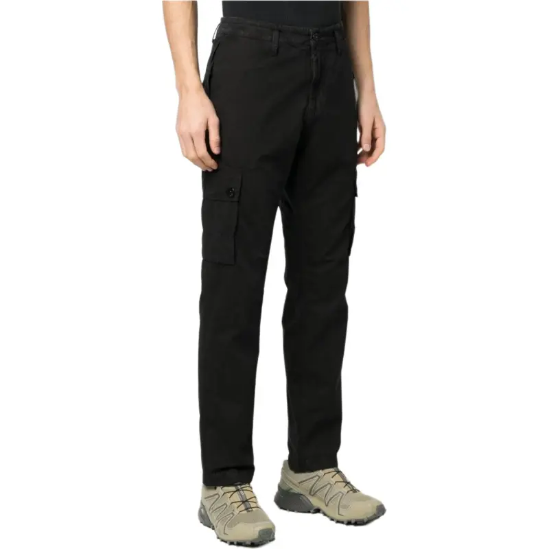 STONE ISLAND Cargo Pants Men's Black-3