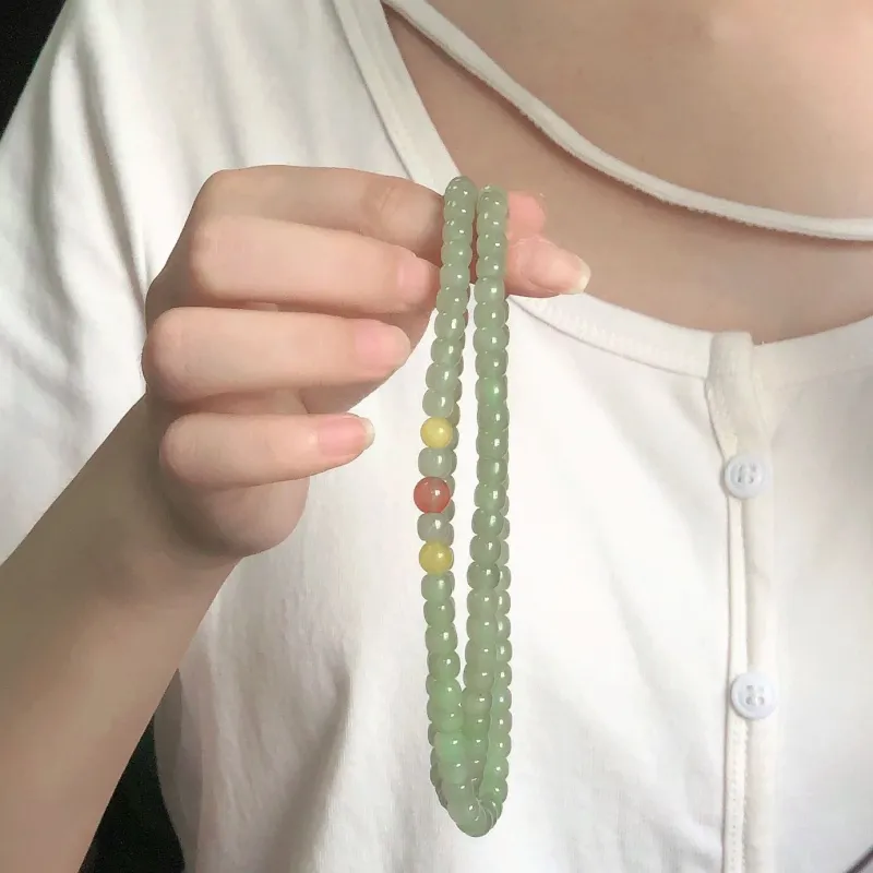 Fuxin Hetian Jade Bracelets Women's Pale Greenish White Jade-4