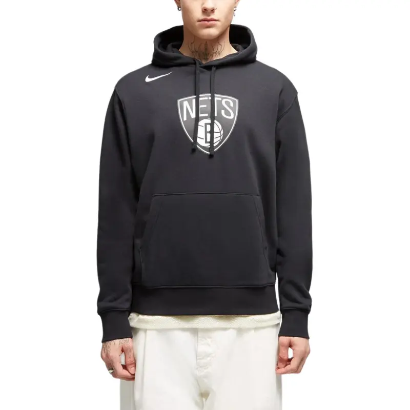Nike Brooklyn Nets Club Men's Nike Nba Pullover Hoodie-3