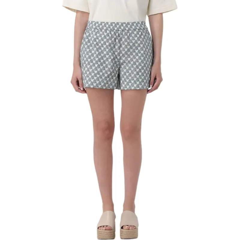 TORY BURCH Allover Printed Poplin Shorts-2