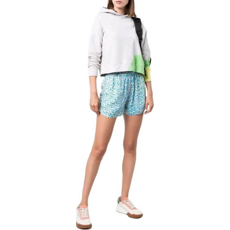 Stella McCartney Elasticated Waistband Leopard Printed Shorts-2