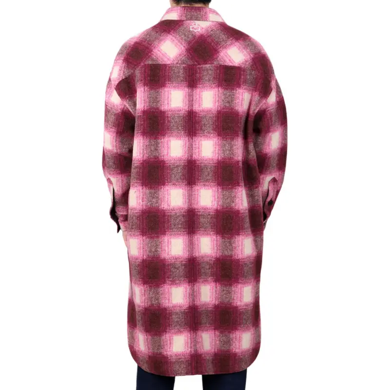 ISABEL MARANT Coats Men's Wine-Colored-3