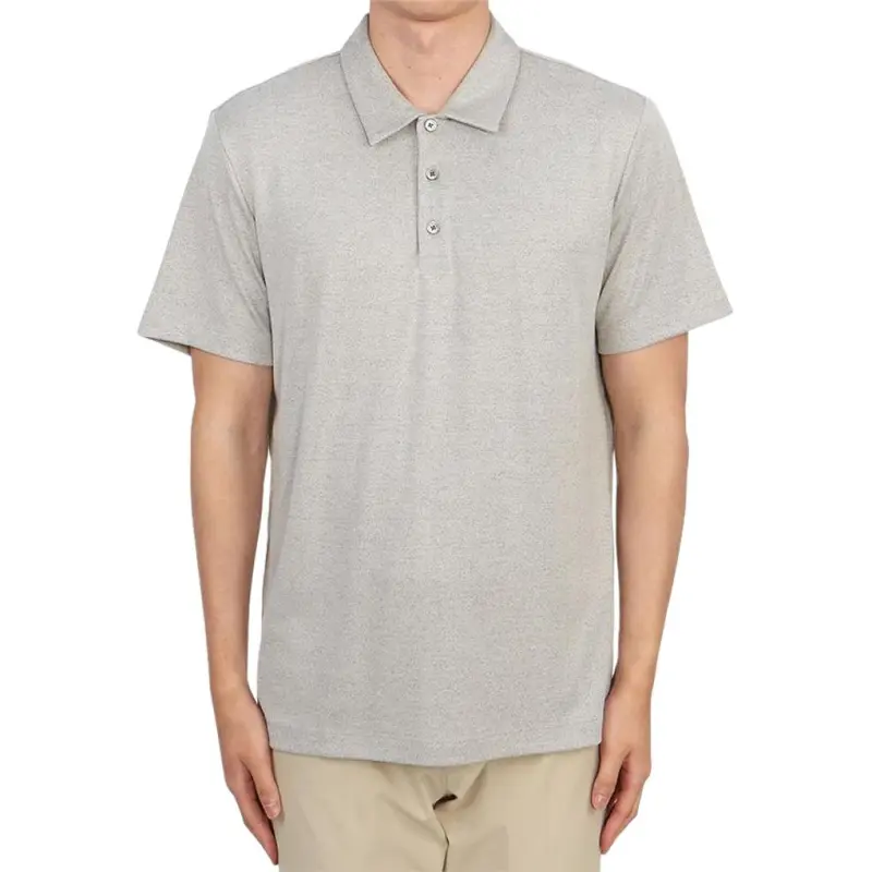 THEORY Bron Short Sleeved Knitted Polo Shirt-2