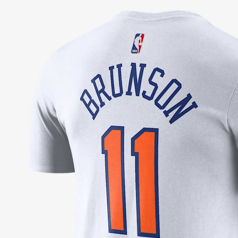 Nike Jalen Brunson New York Knicks Essential City Edition Men's Nike Nba T Shirt-3