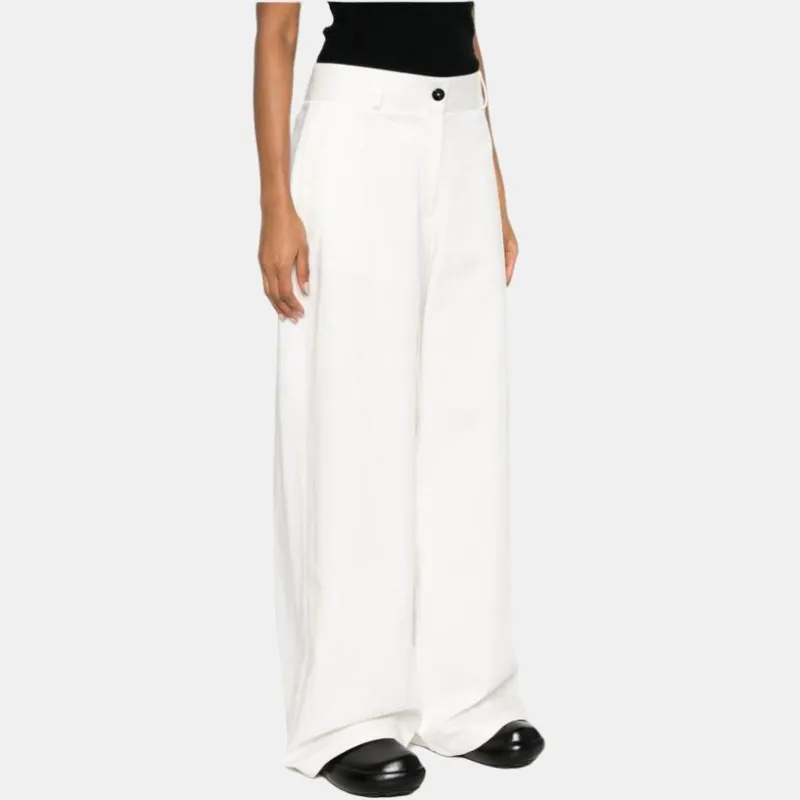 JIL SANDER Wide Leg Pants-5