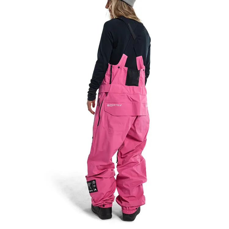 BURTON 23 24 Winter Season DAYBEACON 3L PERTEX Fabric Ski Suit Set Unisex Rose Red-1
