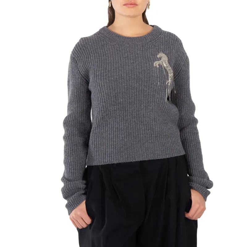 Stella McCartney Sweater Women's Dark Gray-2