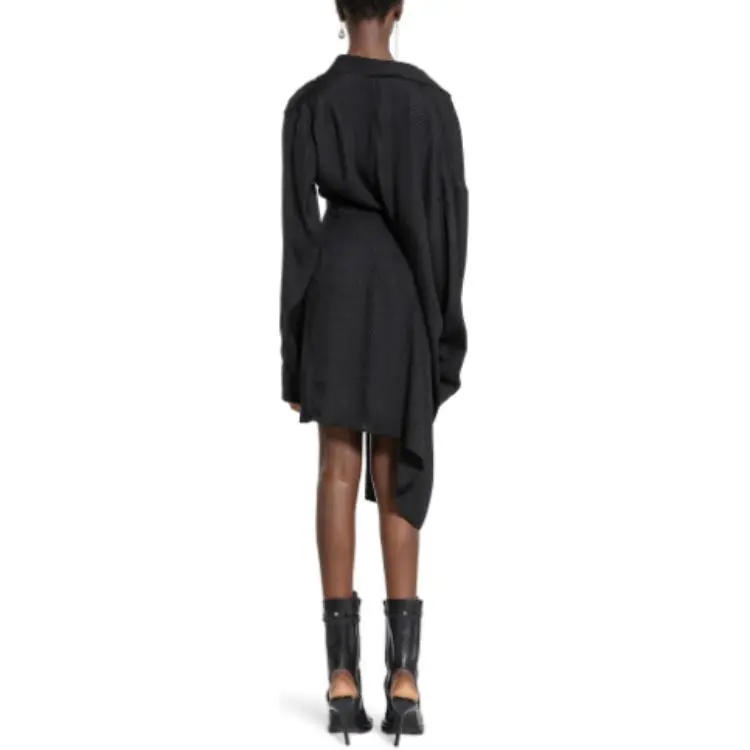 Ann Demeulemeester Long Sleeved Dress Women's Black-1