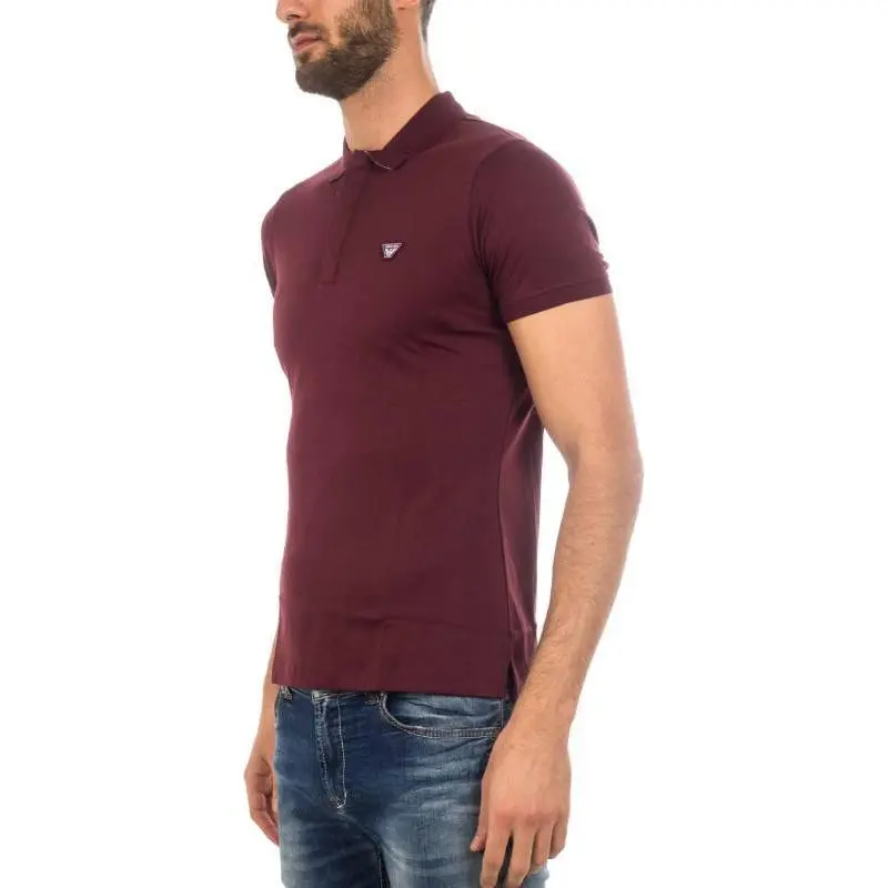 ARMANI JEANS Polo Shirt Women's Burgundy-2
