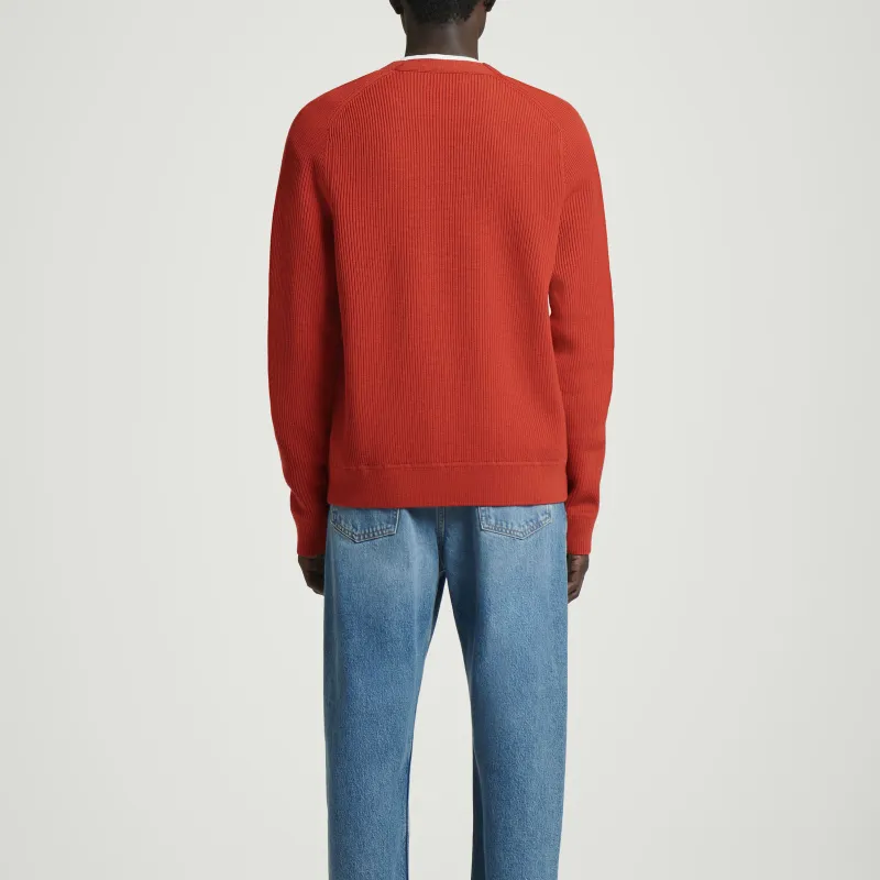 COS Sweaters Men Crimson-2