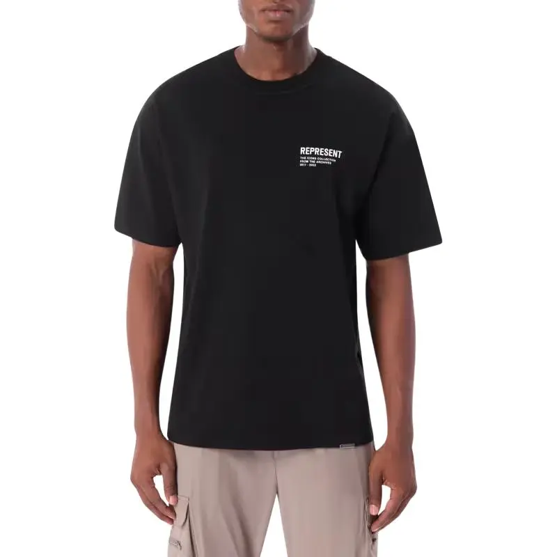 REPRESENT T Shirts Men Black-4