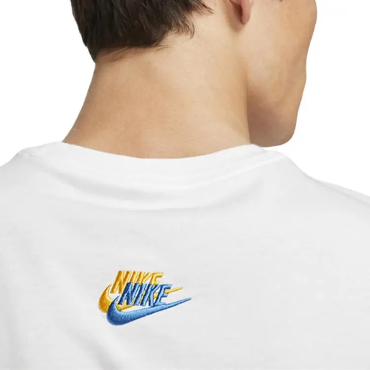 Nike T Shirts Men White-5