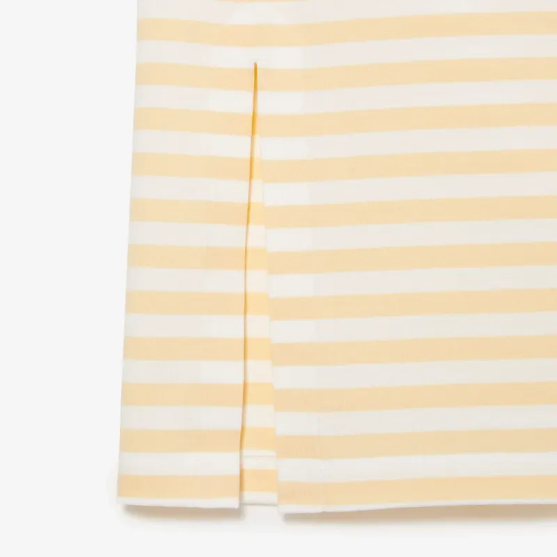 LACOSTE Short-Sleeved Dresses Women's Yellow-5