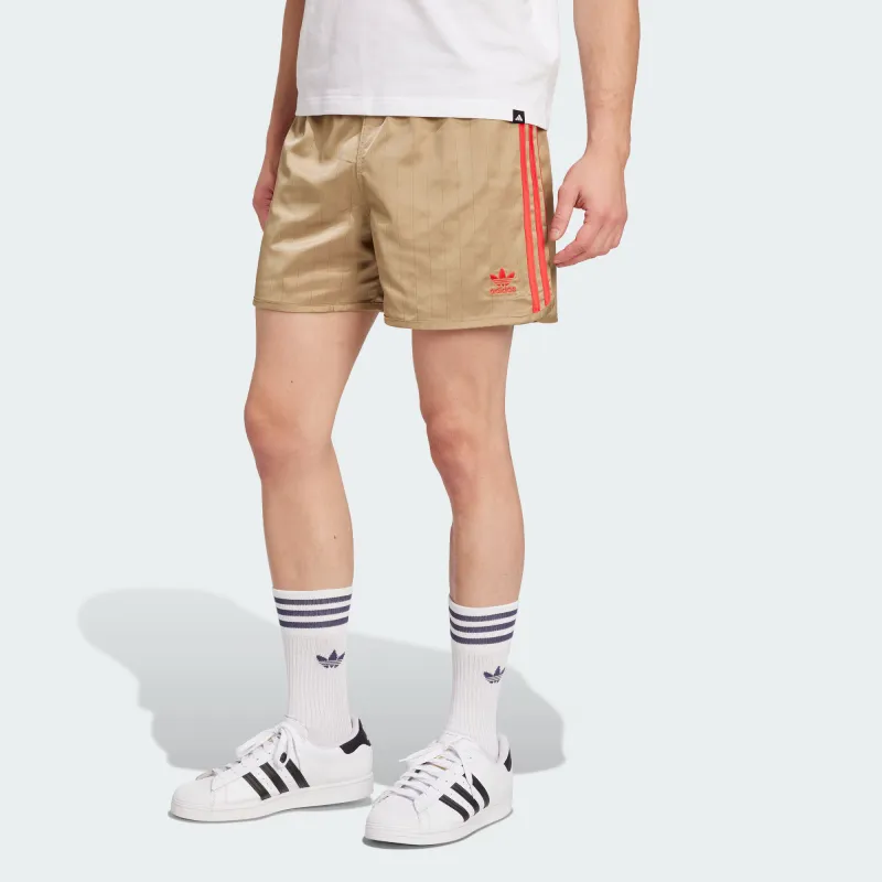 Adidas Originals DAVID BECKHAM 3 STRIPES SHORTS Soccer Bottom Men's Hemp-3