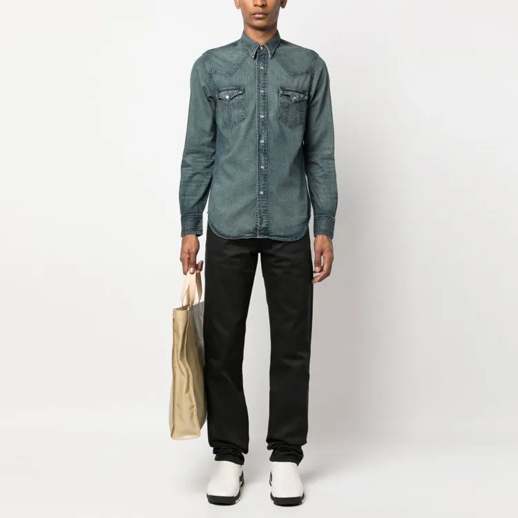 Ralph Lauren Rrl Dark wash Denim Shirt-1