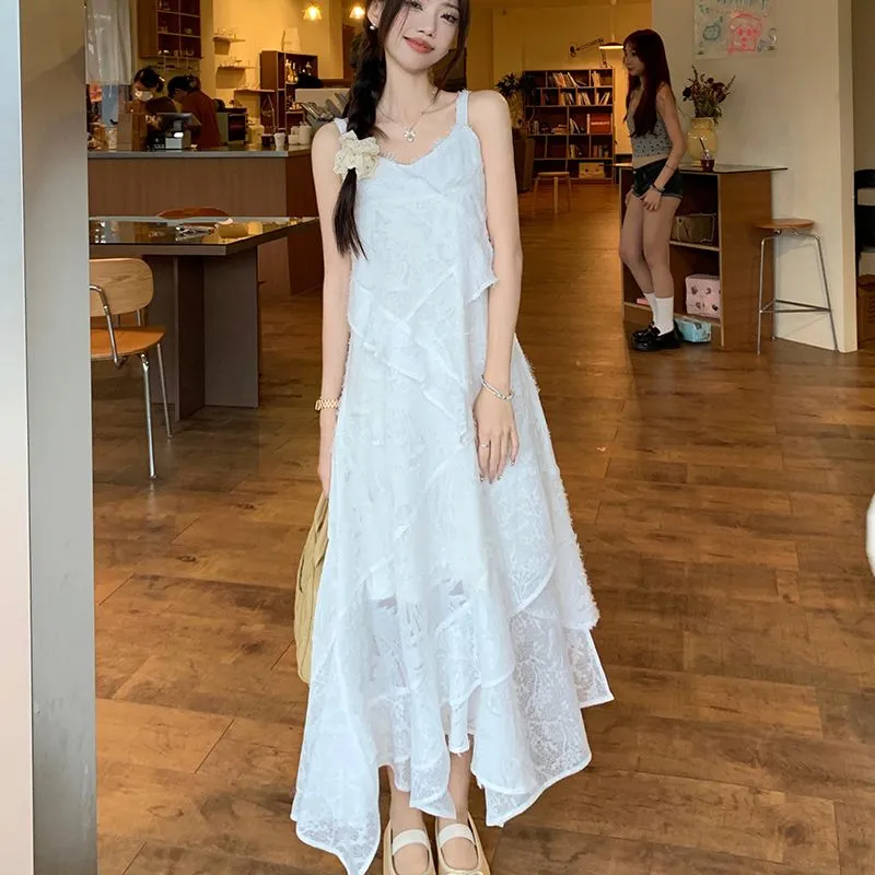 FLIM Slip Dresses Women's Jasmine White-1