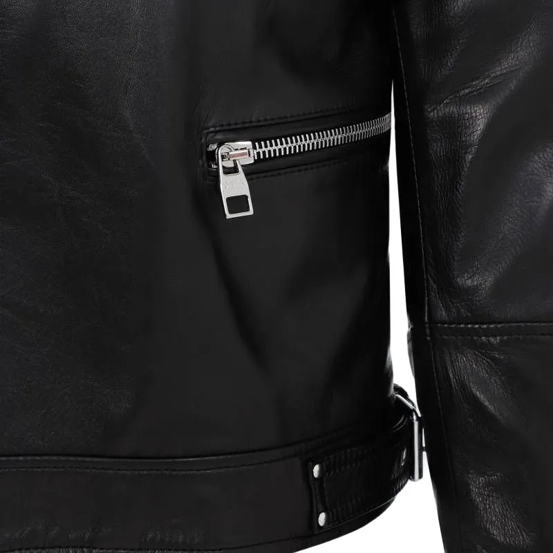Alexander McQueen Leather Biker Jacket-3