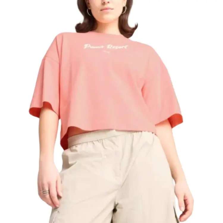 PUMA PremiumESS Crop Top Women's Fruit Pink 18-2