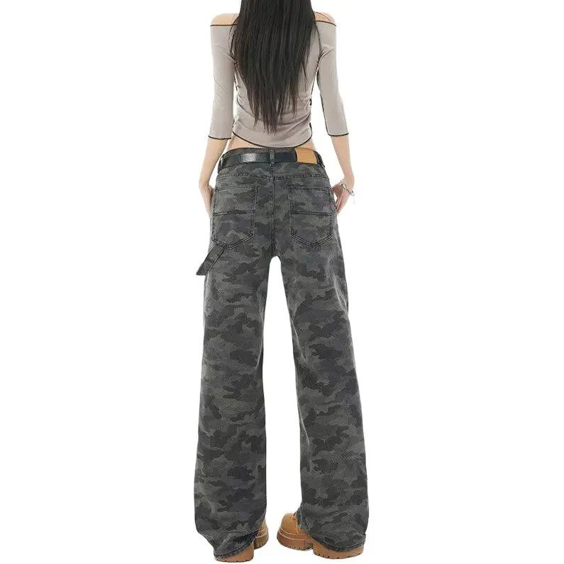 Concubine Zhu Jeans Women's Camouflage-9