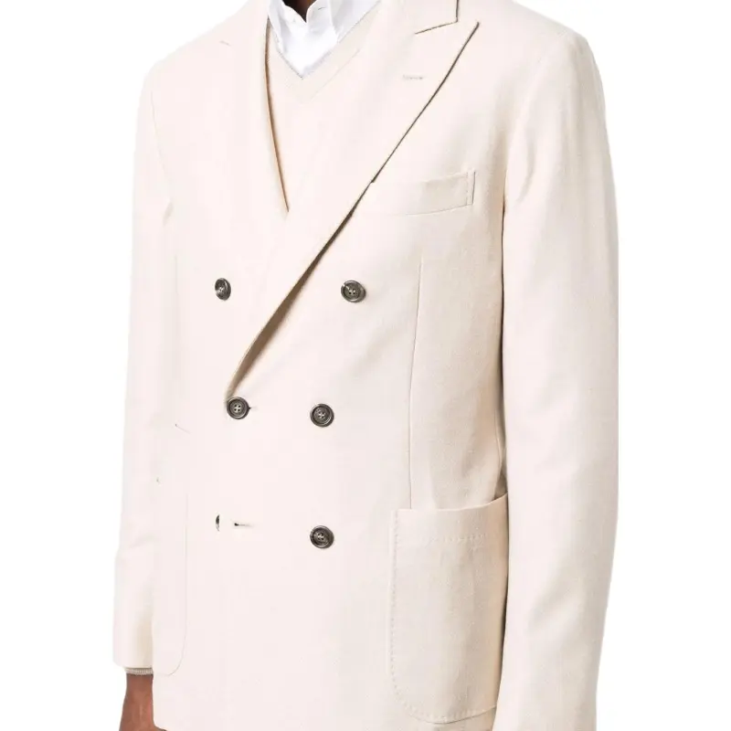 Brunello Cucinelli Double Breasted Blazer-4