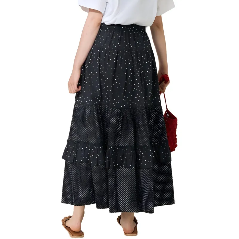 FREAK'S STORE Casual Long Skirt Women's Black-1