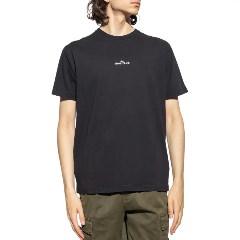 STONE ISLAND Embroidered T Shirt-4