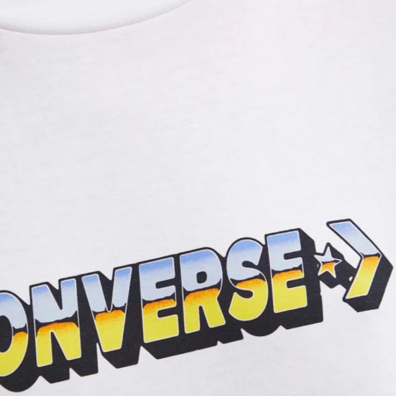 Converse T-Shirts Unisex White-5