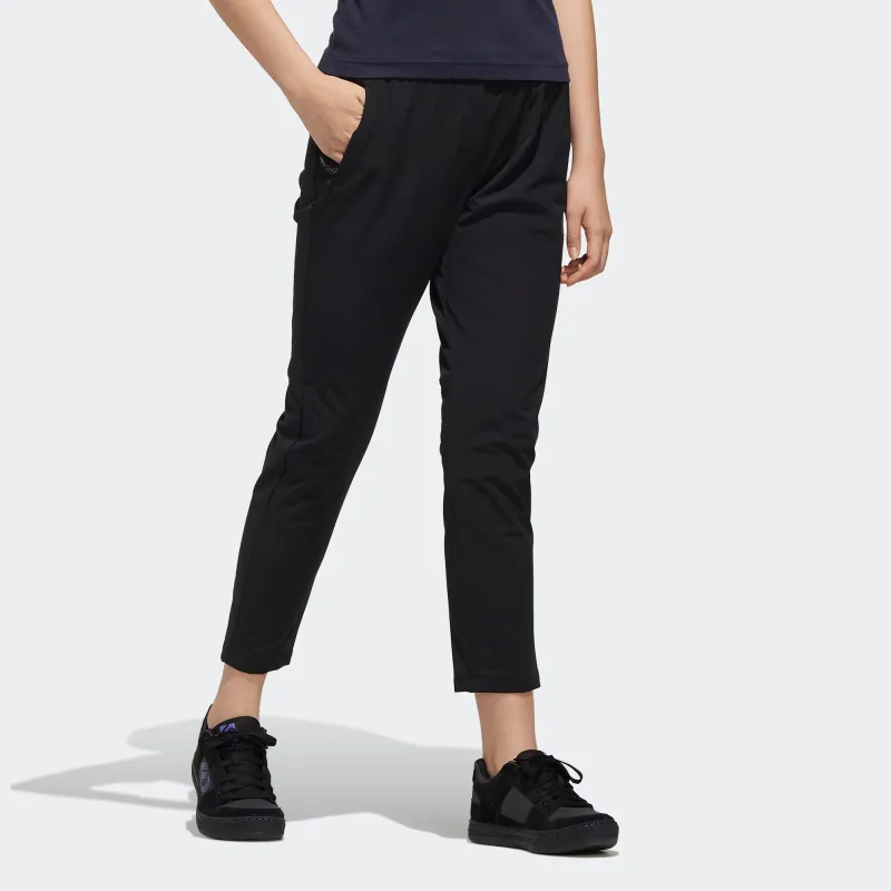 Adidas WARM PANTS Knitted Sweatpants Women's Black-4