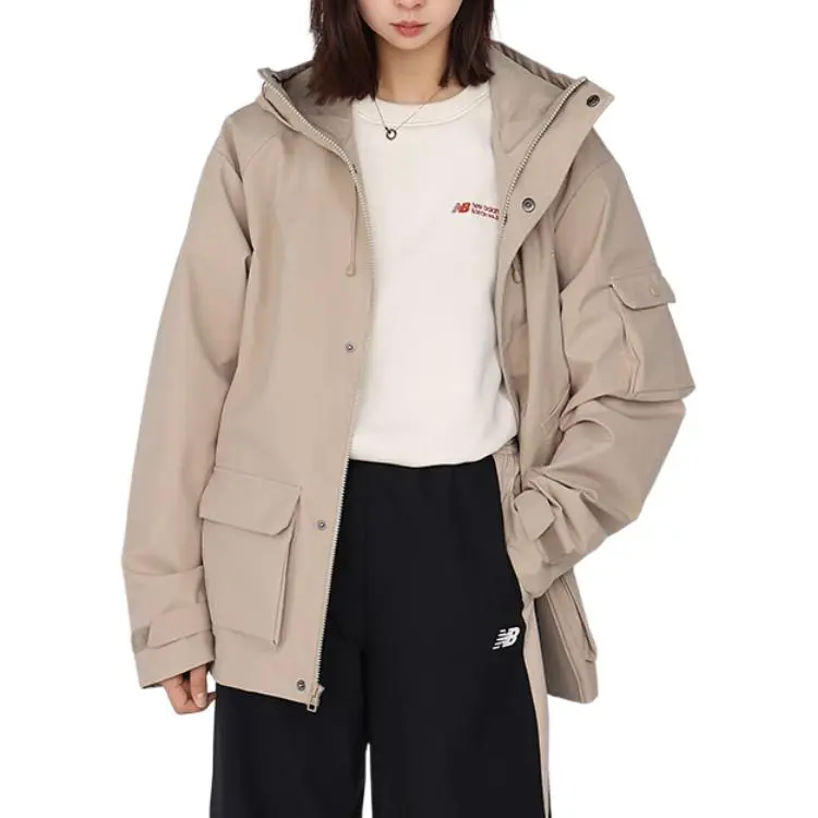New Balance Jackets Coats Unisex Light Brown-2