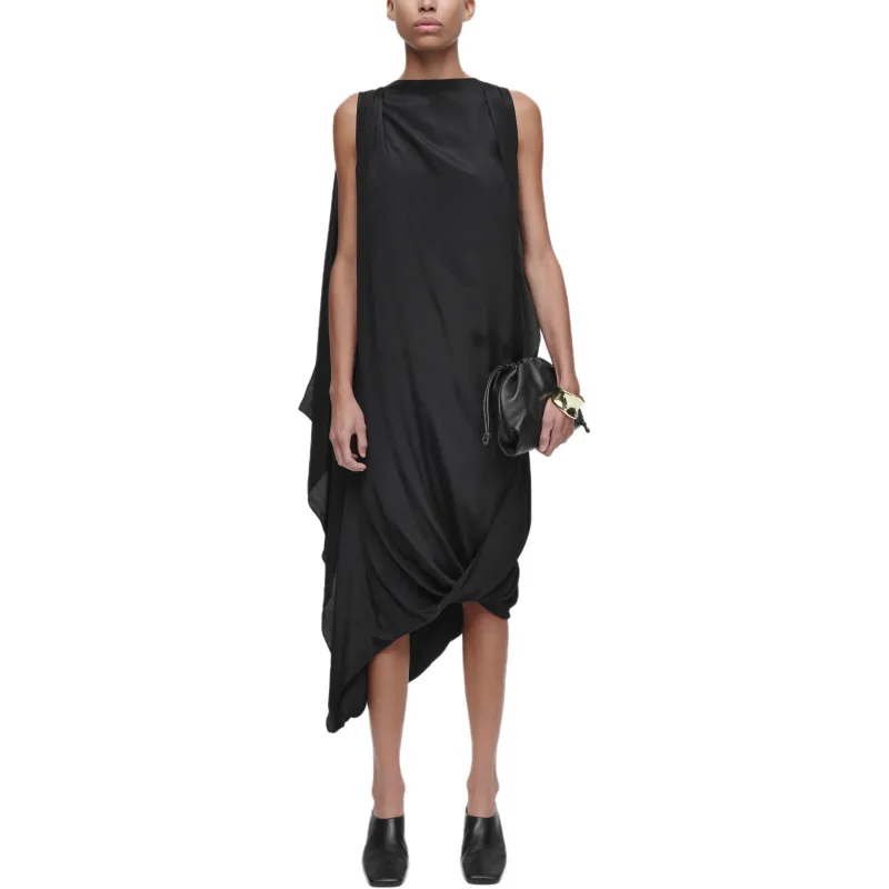 COS Sleeveless Dress Women's Black-2