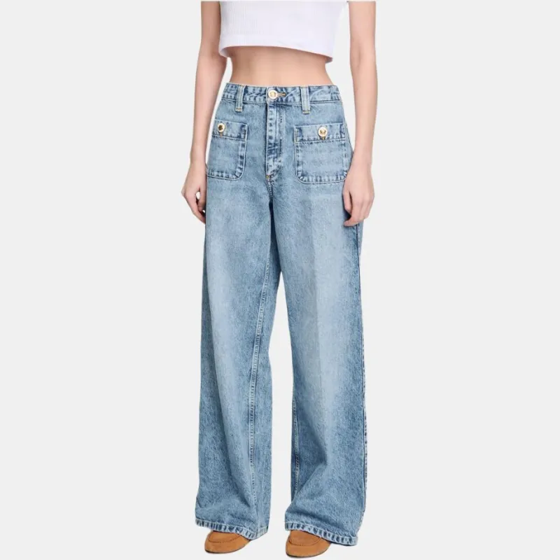 Sandro Faded effect Jeans-1