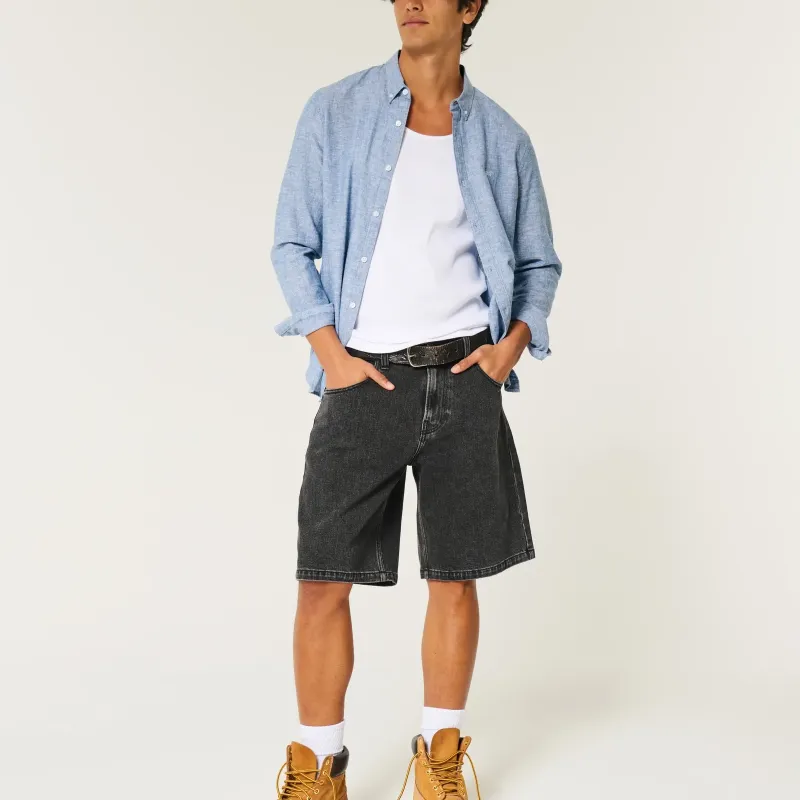 Hollister Shirts Men Blue-2