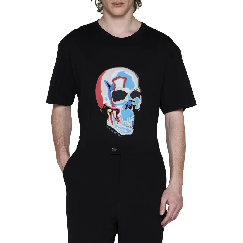 Alexander McQueen Graphic Printed Crewneck T Shirt-2