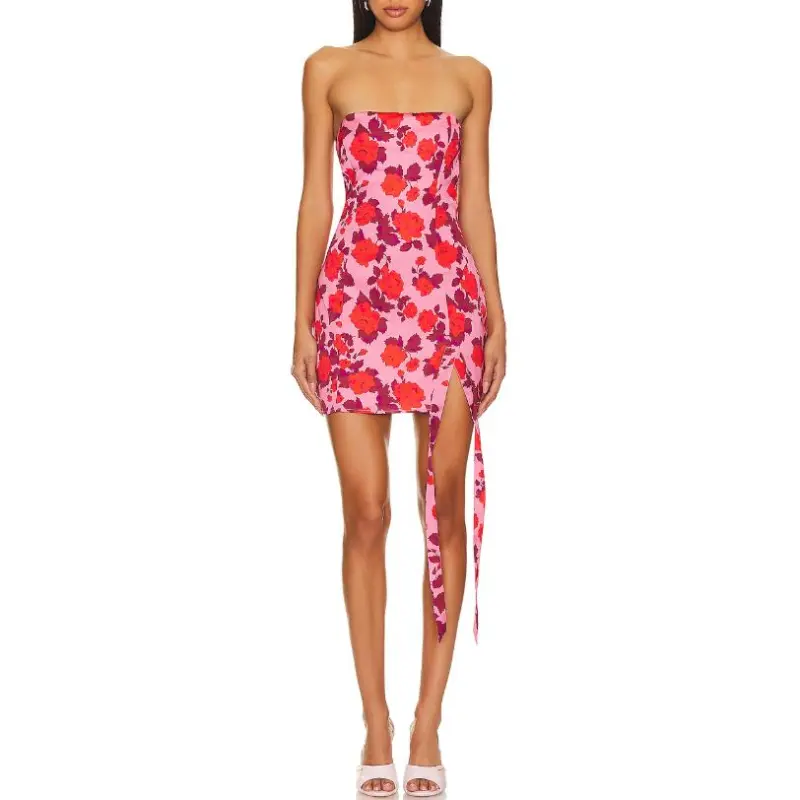 FOR LOVE & LEMONS Sleeveless Dress Women's Pink-1