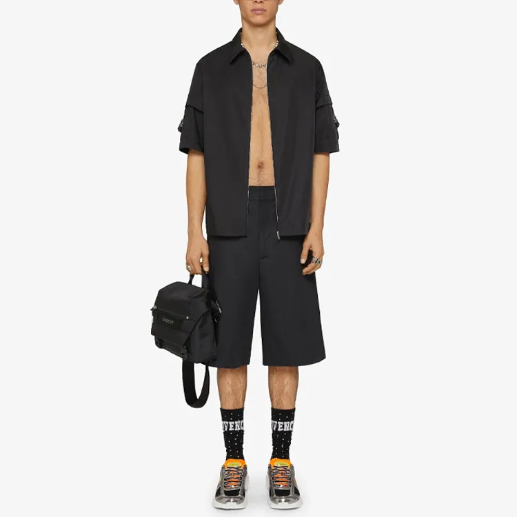 Givenchy Boxy Fit Zipped Shirt-3