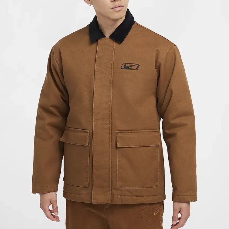 Nike Sportswear Jackets Coats Men's Light British Umber/Redwood Umber/Black-2