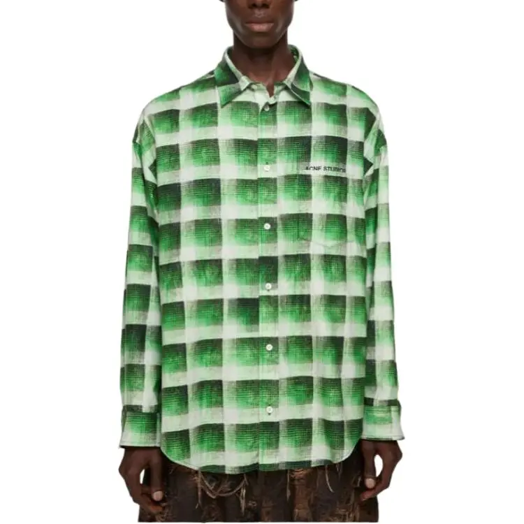 Acne Studios Check Button Up Shirt-1