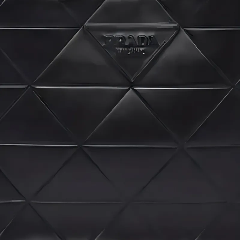 PRADA Leather Tote Bag, Shopping Bag, Handbag Men's Black-1