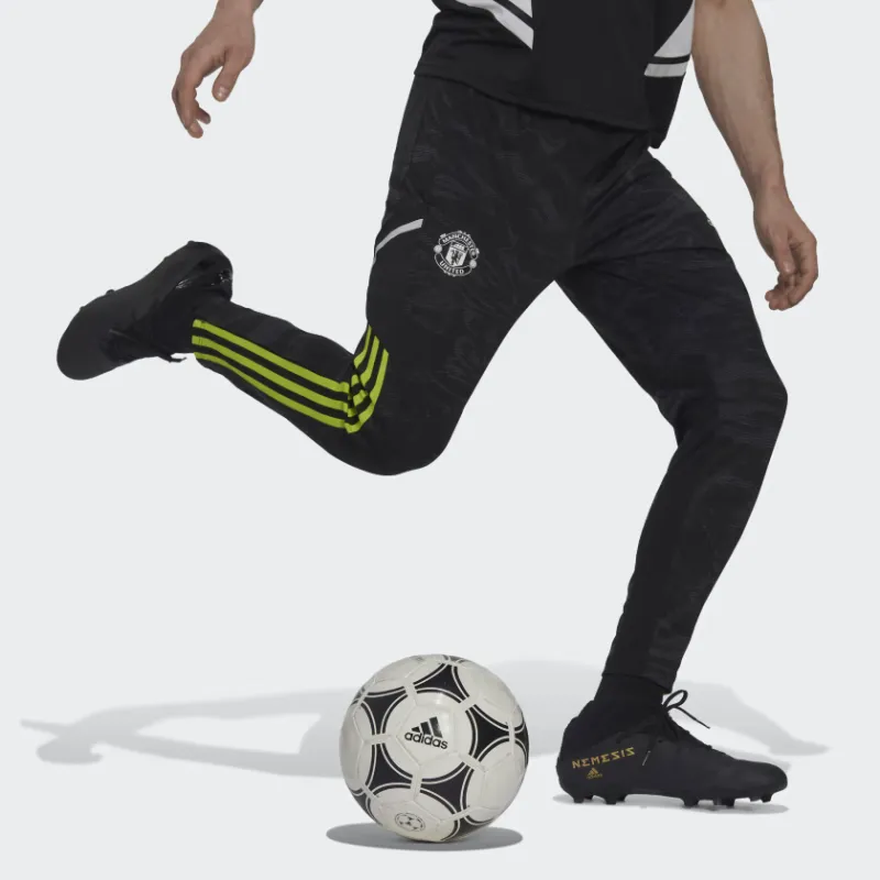 Adidas Knitted Sports Pants Men's Carbon Black-4