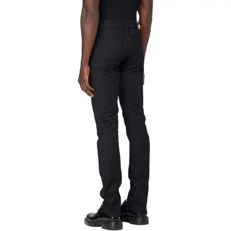 VERSACE Medusa Head Motif Slim Fit Jeans-4
