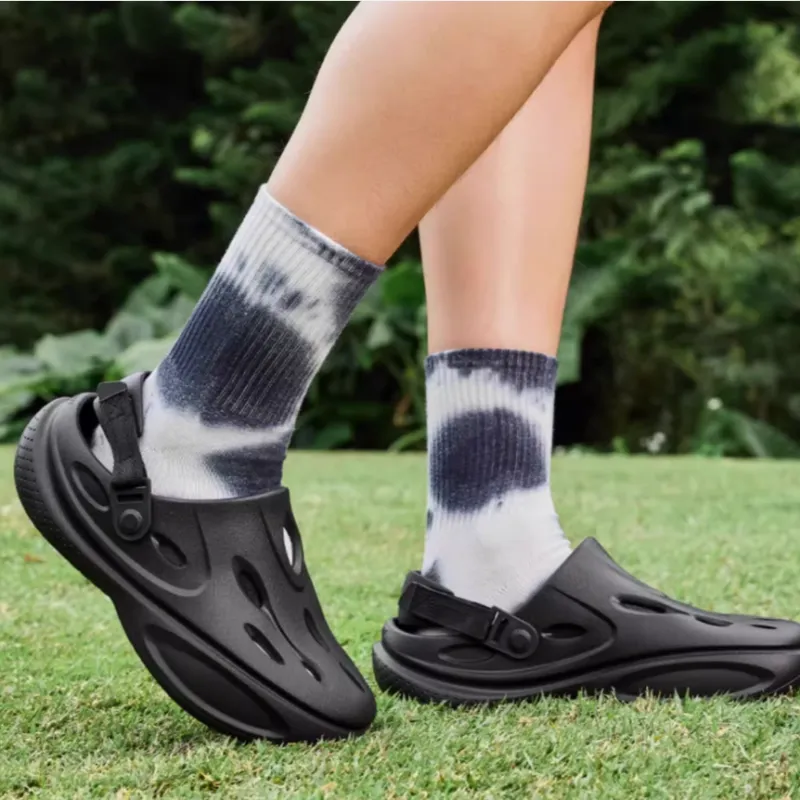 QIAODAN Cave Shoes 2.0 Clogs Men's Black-2