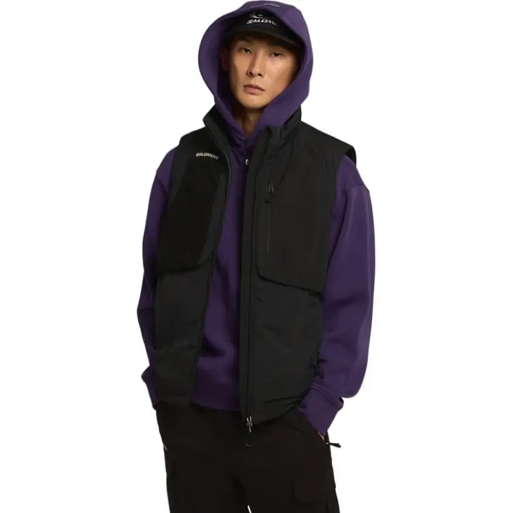 SALOMON PINNACLE INSULATION Vest Men's Navy Blue Black-1