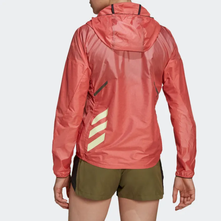 Adidas Terre Jackets Coats Women's Bright Pink Fluorescent-4