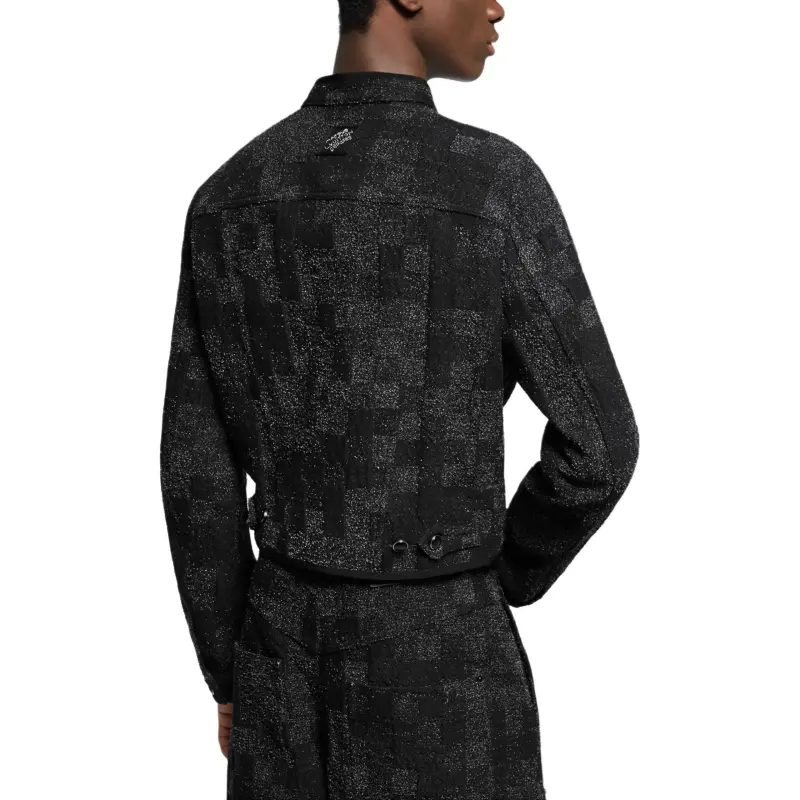 LOUIS VUITTON Denim Bouclette Flight Jacket-1